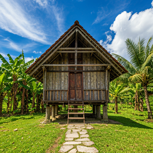 Rumah adat Tongkonan di Kete Kesu'